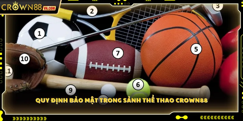 Quy định bảo mật trong sảnh thể thao Crown88